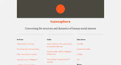 Desktop Screenshot of iconosphere.com