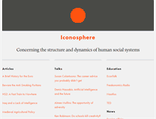 Tablet Screenshot of iconosphere.com